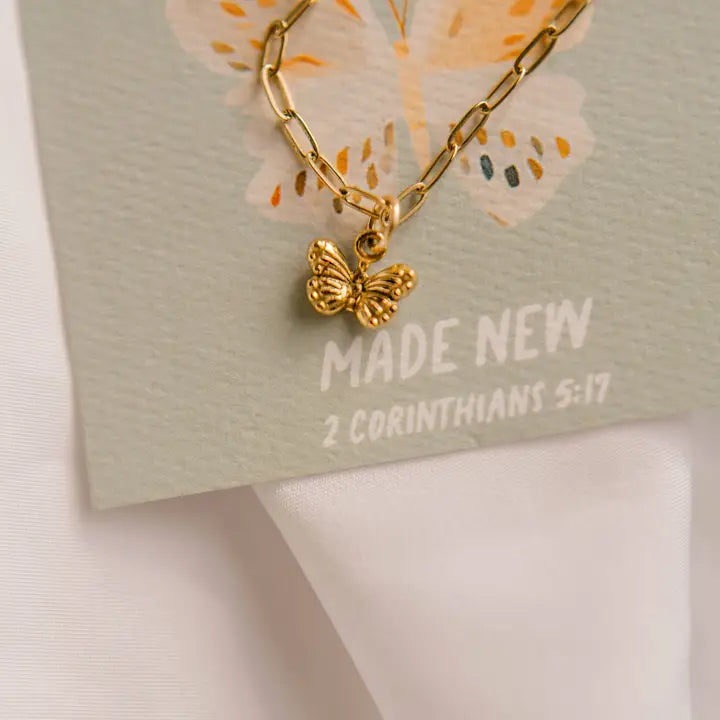 Made New Charm Necklace I Christian Jewelry