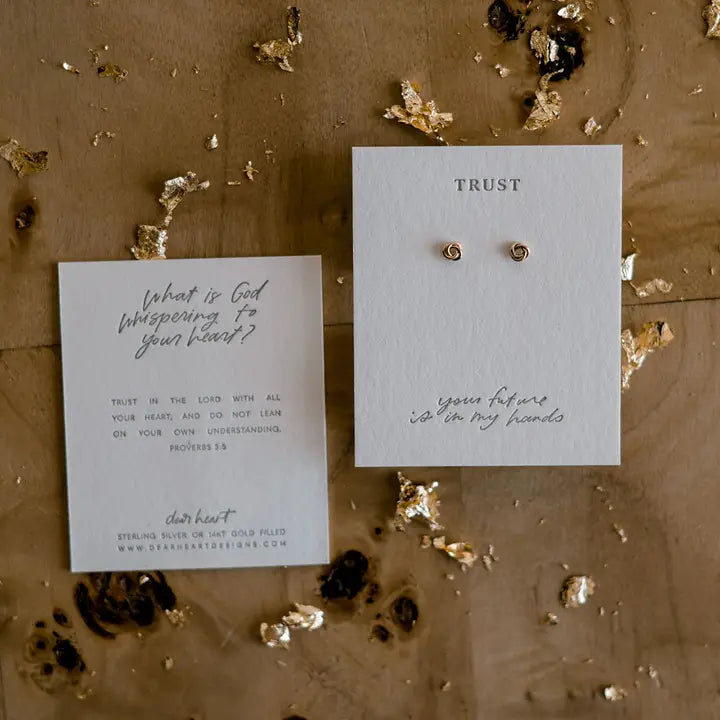 Trust Earring Studs