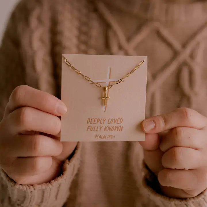 Deeply Loved Fully Known Charm Necklace I Christian Jewelry