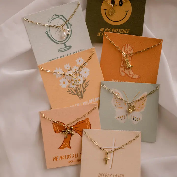 Deeply Loved Fully Known Charm Necklace I Christian Jewelry