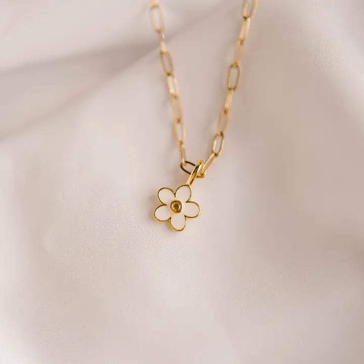 Consider the Wildflowers Charm Necklace I Christian Jewelry