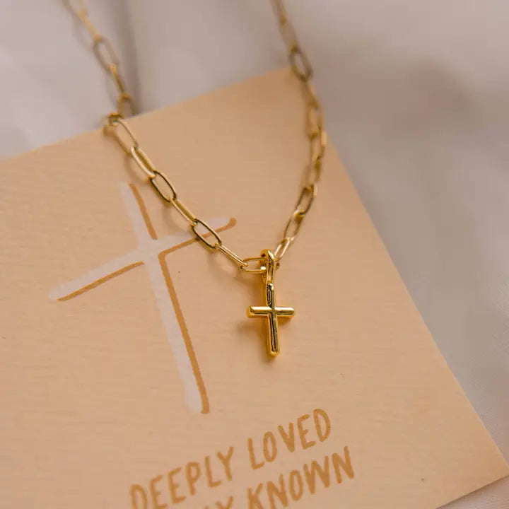 Deeply Loved Fully Known Charm Necklace I Christian Jewelry